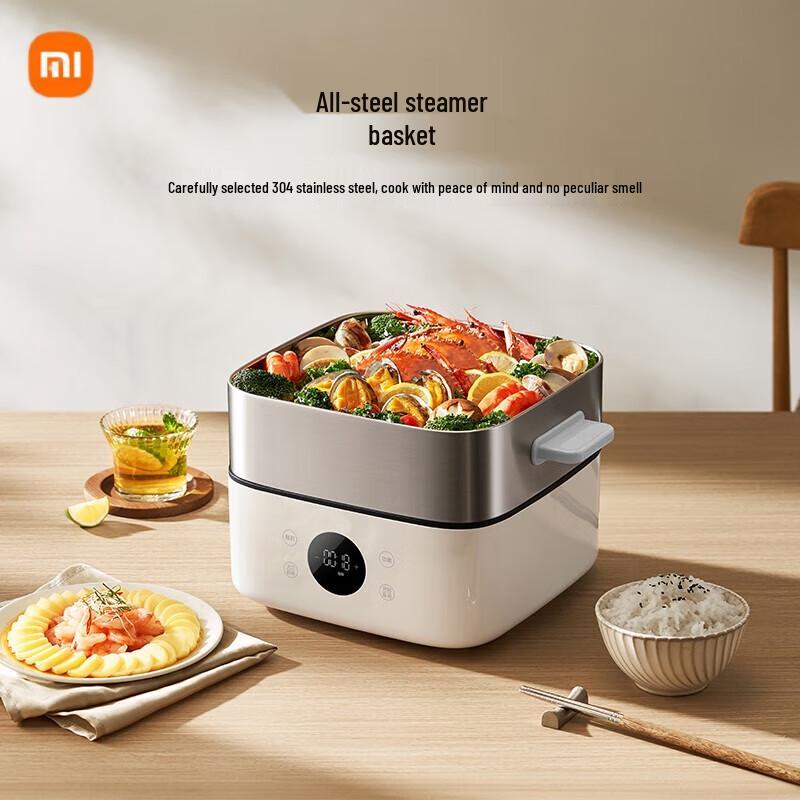 Умная электрическая пароварка-мультиварка Xiaomi S1 с китайской вилкой (адаптер в комплекте)