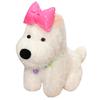 Highland Terrier West Plush Doll With Avocado Apple Backpacks Bow Decor Gift For