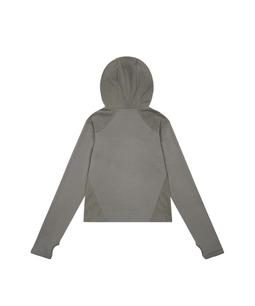 AAKAM Fleece Utility Hooded Long Sleeve (Gray)