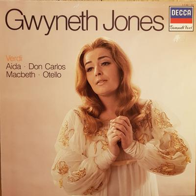 LP Record GWYNETH JONES - Gwyneth Jones Verdi 4144421 Grandi Voci 1969 UK Classical Used