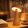 1pc Dimmable USB Mushroom Night Light with Touch Sensor - Wireless Bedside Lamp with USB Charging for Home Decoration and Christmas Gift