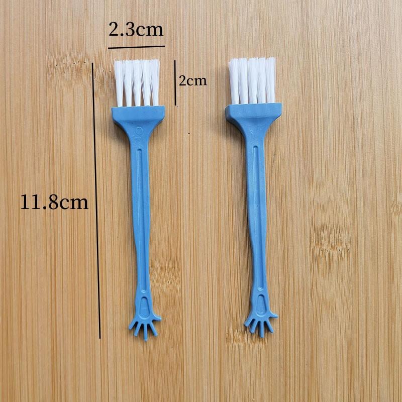Mini Plastic Cleaning Brush Keyboard Electronics Dust Removal - Flat Five-Finger Design Blue Or Black