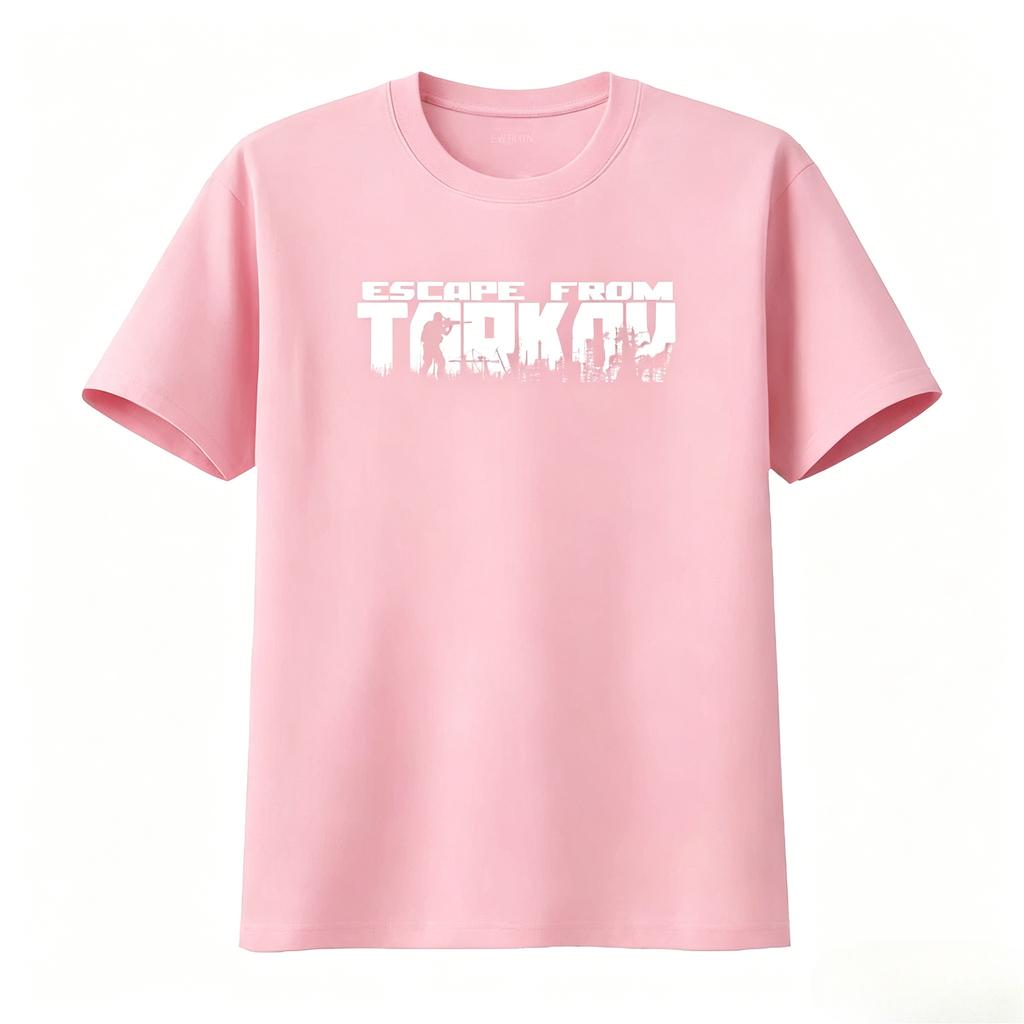 Escape From Tarkov Logo Vintage T Shirt Retro Style Comfortable Fit Perfect for Gamers Unisexs Clothing Women 2026 Summer T Shirt