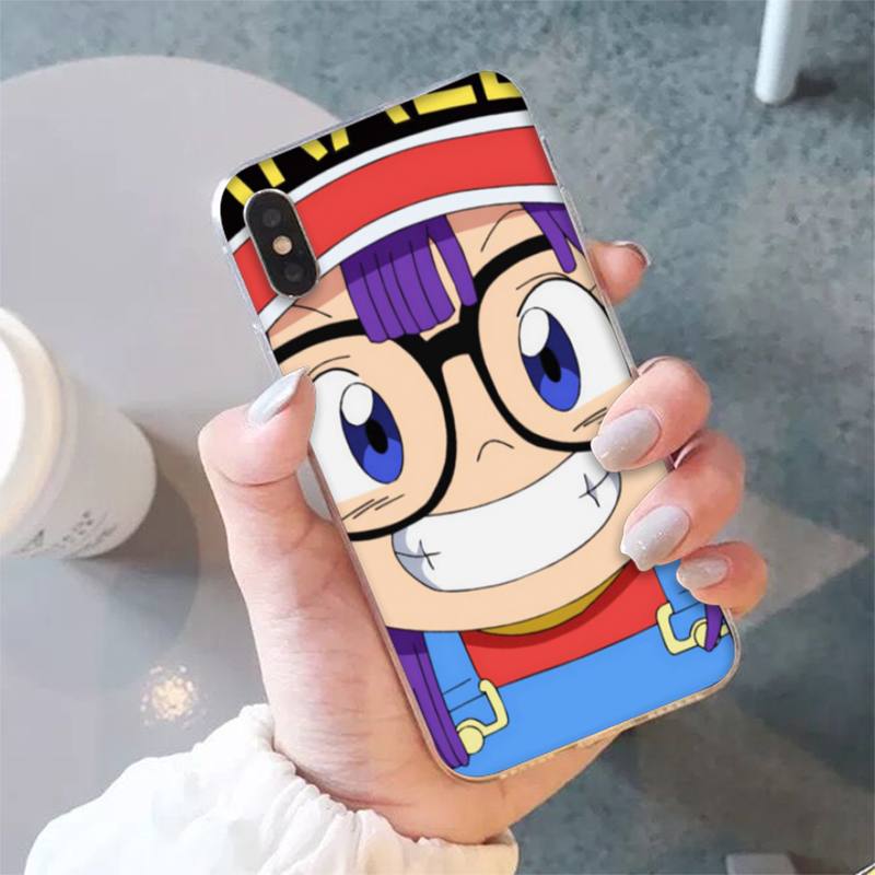 Yinuoda Cartoon Dr Slump Arale Phone Case for iPhone 11 12 13 Mini Pro XS MAX 8 7 6 6S Plus X 5S SE 2020 XR Case