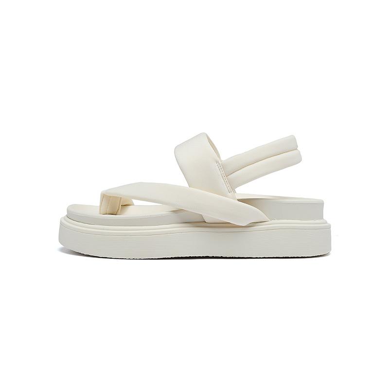 Augustine platform sandals women's wear 2025 new summer toe beach with skirt sandals sports soft sole