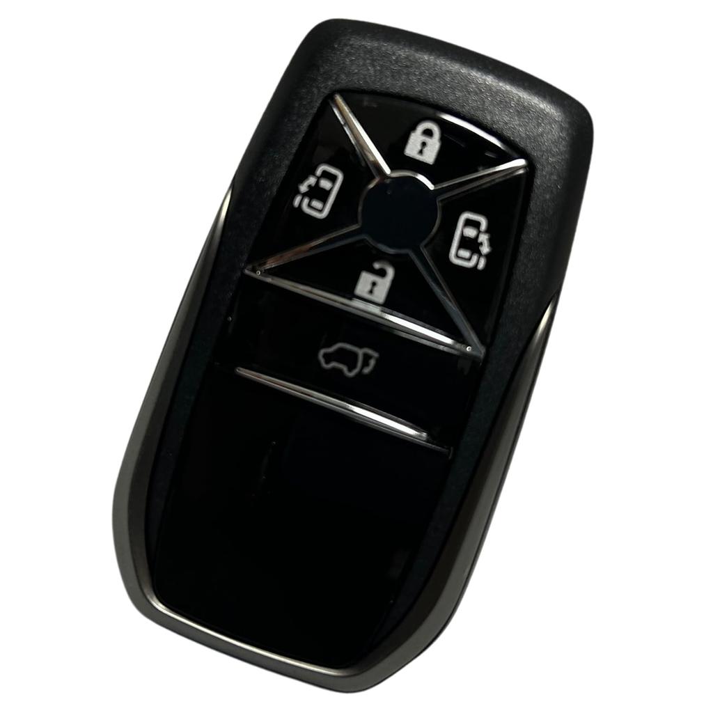 RiNan. Universal Smart Key Case Toyota Lexus Cover 5 Buttons Gray Current Design Alphard Vellfire Estima Noah Voxy