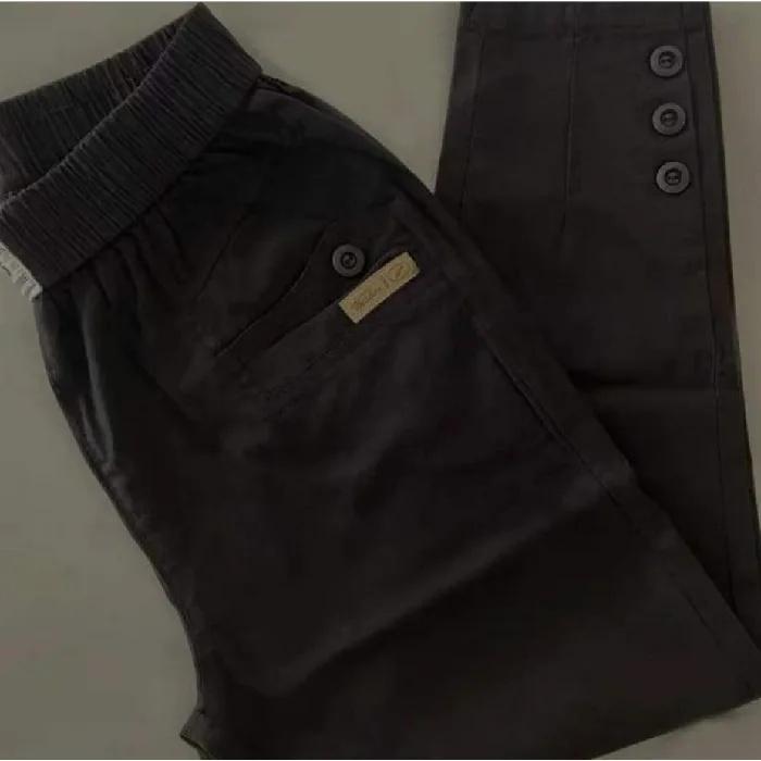 Pantaloni scurți de primăvară vară din in de bumbac original pentru femei, croială largă, casual, cu efect de subțiere, stil subțire, versatili, cu picior lung