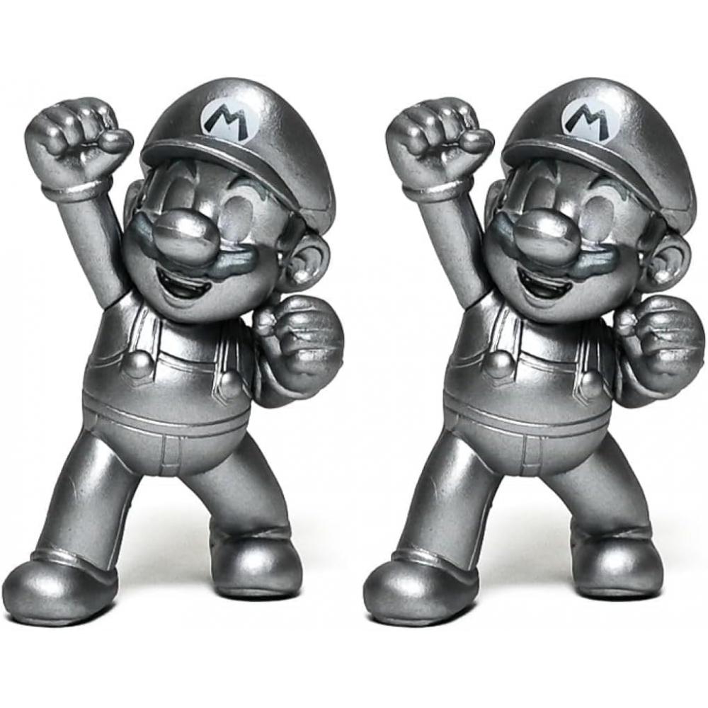 

San Ei Trading Super Mario Figure Collection Metal Mario Fcm 015 X2 5cm X2 Fcm 015 Metal Mario
