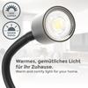 Lampe De Lecture LED - B.K.LICHT - Pivotante - Bras Flexible - Noir - 5W 3000K