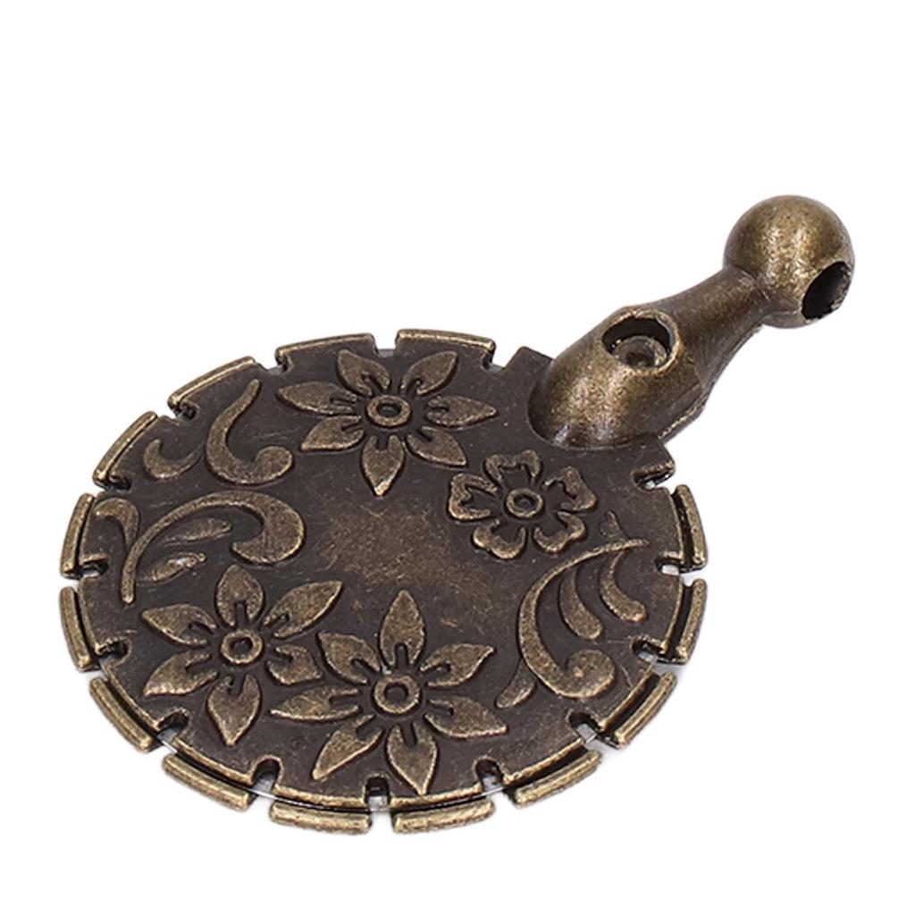 2Pcs Yarn Cutter Pendant Metal Vintage Style Quick Cutting Safe Durable Portable Thread Cutter for