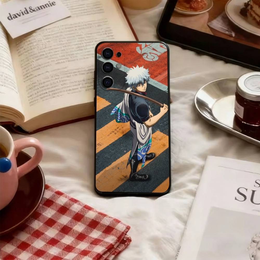 

Gintama Phone Case For Samsung S25,S24,S21,S22,S23,S30,Ultra,S20,Plus,Fe,Lite,Note,10,Soft Black Cover Samsung S30plus5G