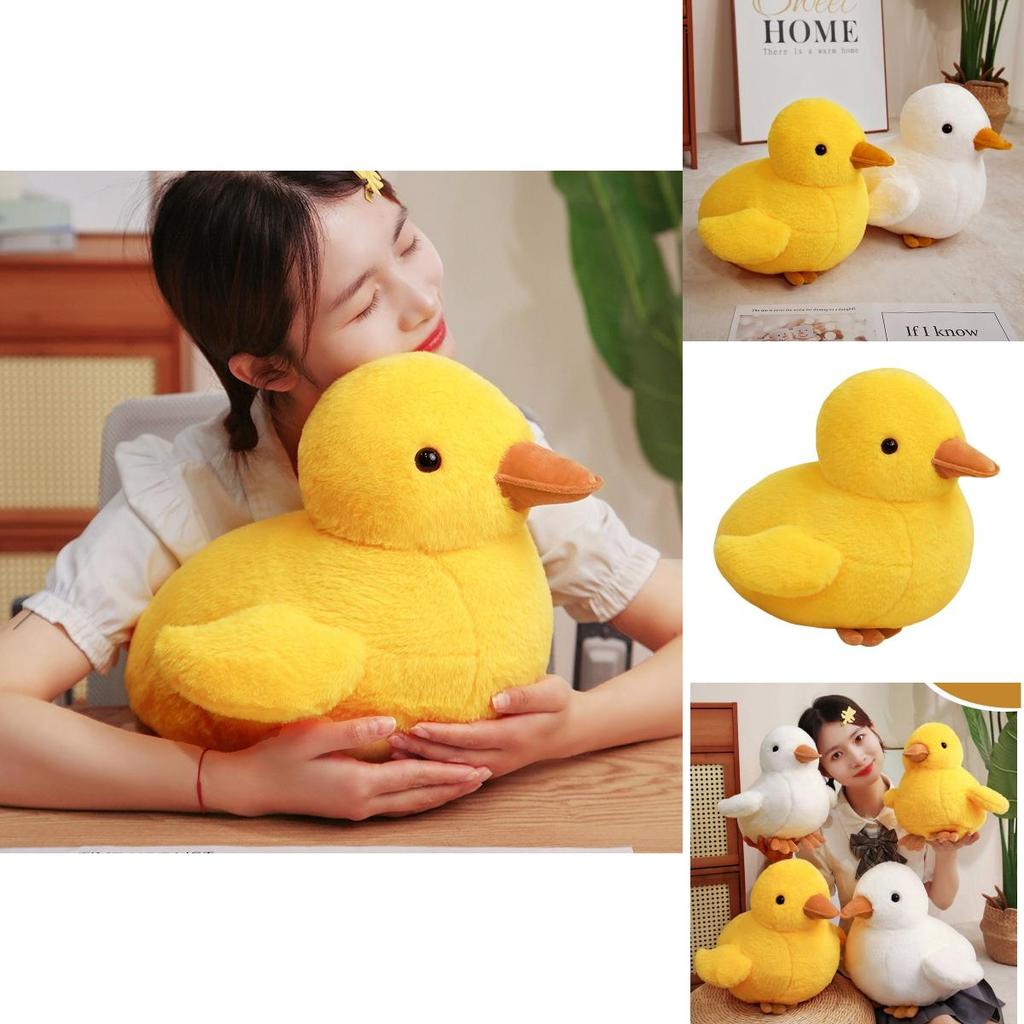 Adorable Cartoon Yellow Duck Plush Toy Soft Stuffed Animal For Kids Cozy Cuddly Gift