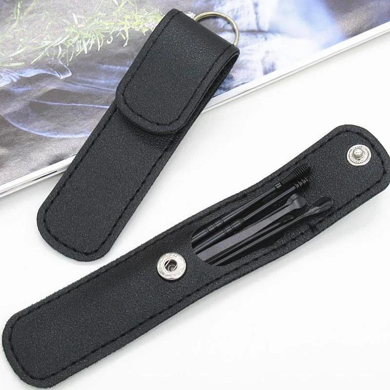 

6 шт./компл. щипцы для удаления ушной серы, набор для пирсинга из нержавеющей стали, кюретка для удаления ушной серы, ложка для ухода за ушами, инструмент для чистки ушей чёрный