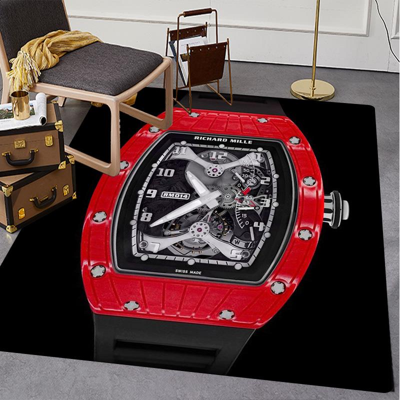 Swiss watch R-Richard Miller printed carpet high-end watch dial floor mat living room sofa room decorative art rugs