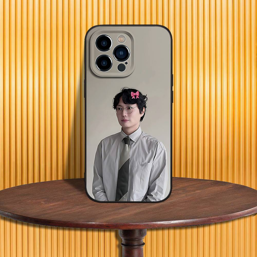 J-Jaewon Roh J-Jae W-Won Handyhülle Für iPhone 16,15,14,13,12,11,Pro,Max,Plus,X,XS,SE4,E,Mini,Weiche Schwarze Hülle