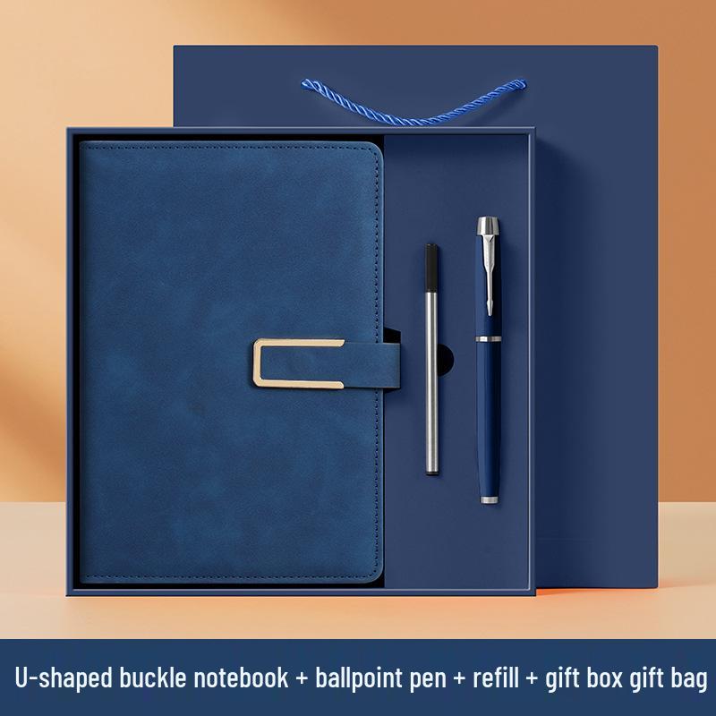 Customized Business Notebook Gift Set with Logo - Premium Cross Diary for Enterprise Office