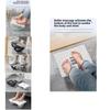 Office Footstool Luxury Plastic Footrest For Adults Antioverlapping Leg Support