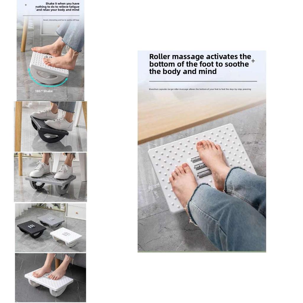 Office Footstool Luxury Plastic Footrest For Adults Antioverlapping Leg Support