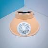 Portable Rechargeable Fan Hat Long-lasting Adjustable Empty Top Fan Hat Versatile Breathable Wide Brim Sunscreen Cap Summer
