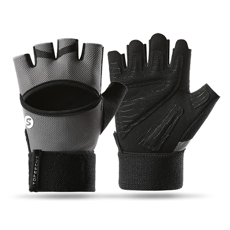 Men and Women's Outdoor Fitness Gloves for Non Slip  Breathable  Wear Resistant Cycling Lengthened and Widened Gloves
