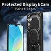 Magnetic Armor Phone Cases For Samsung S25 S24 S23 Plus  S21 Ultra FE For Galaxy S22 Wireless Charging Stand Protection Cover Funda