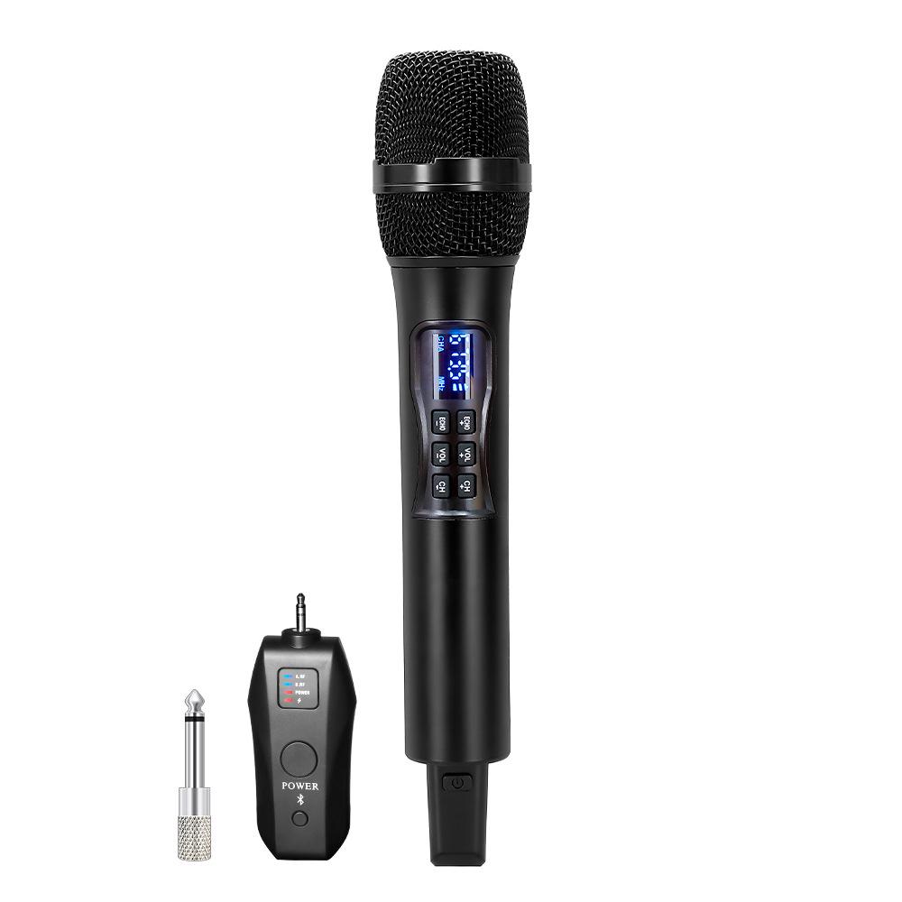 Universal Rechargeable Wireless Bluetooth Microphone with Professional Reverb for Smart Singing and Stage Performance