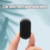 Car Interior Lights Solar Anti-Theft Warning Light Rechargeable Energy-Saving Car Snow Removal Device for SUV Sedan Off-Road