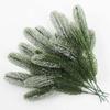 12Pcs Christmas Artificial Branches Fake Plant Pine Needles Wreath Vine Rattan for Xmas Tree Decoration Gift Box Wedding Flowers