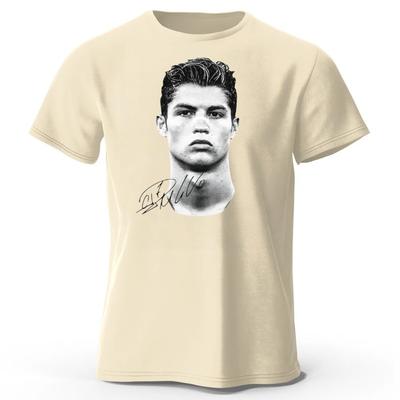 Latest Ronaldo Commemorative Limited Edition Cotton Short Sleeve Summer Mens Comfortable Loose Large Running Fitness Tshirt