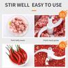1500W  3 Gears 4-Layer Blade Vegetable Crusher Kitchen Onion Garlic Grinder Powerful Stainless Steel Meat Grinder
