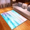 Gradual Change Large Carpet Feather Wind Bedroom Floor Mat
