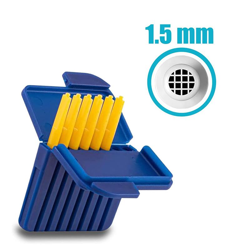 Hearing Aids Wax Guards Filters Aid Replacement Parts Supplies Cleaning Kit Easy-Open Blue Container Cleaning Tool