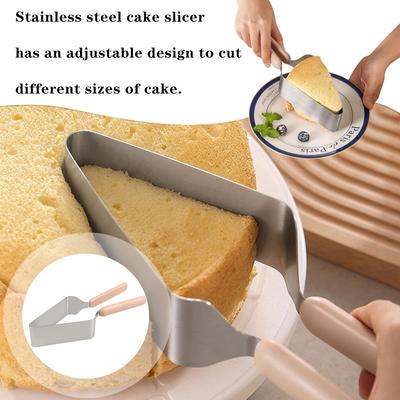 Stainless Steel Cake Slicer Pie Server & Cheesecake Cutter Durable Cake Divider Tool for Easy Serving Kitchen Accessories