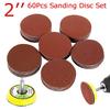 60/100pcs Set With Backer Plate Includes 100-2000 Grit Sandpapers 1/2 Inch Sanding Discs Pad Kit For Drill Grinder Rotary Tools
