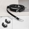 Solid Long Leather Metal Shoulder Bag Buckle Handle DIY Purse Strap Handbags Belts Strap Bags Accessory
