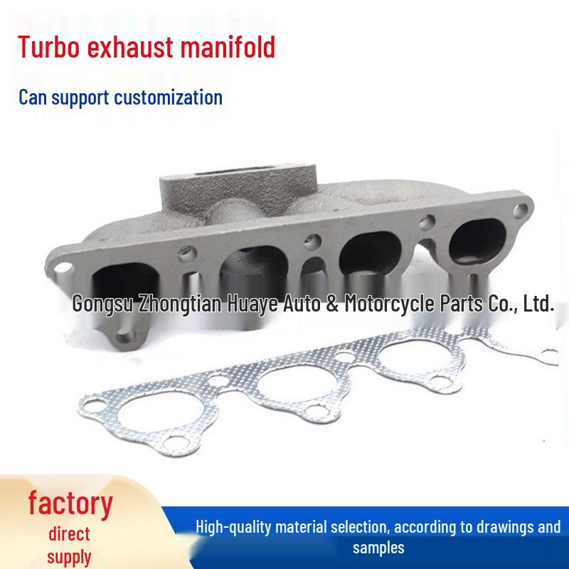 38mm Cast Iron Turbo Exhaust Manifold for Crx Del Sol T3 T4 D15 D16 1.6L
