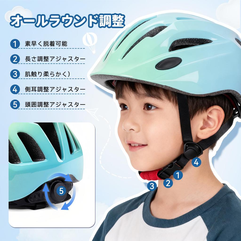 Comfynest Bicycle CPSC Lightweight Washable for Elementary School Junior High School Boys and Sizes Children's Helmet, Certified, (200g),