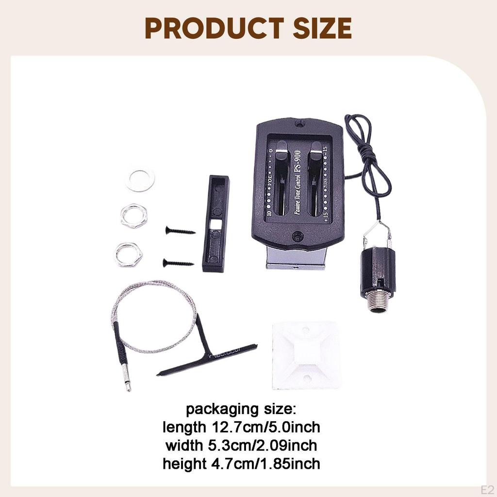 Guitar Pickup Tuner Luthier Sound Hole Amplifier,Accessories Professional DIY Parts Musical