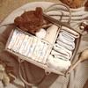 Floral Beige Foldable Mommy Bag Multi-Pocket Nursery Storage Basket  Newborn Essentials