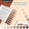 Blue Fruit Direct Liquid Acrylic Marker Pen for Kids - Large Capacity Soft Tip for Watercolor Painting
