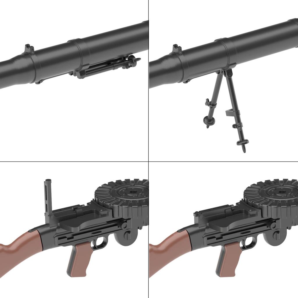 TOMYTEC Little Armory LADF32 Frontline Lewis Type Plastic Model 324409 Dolls'