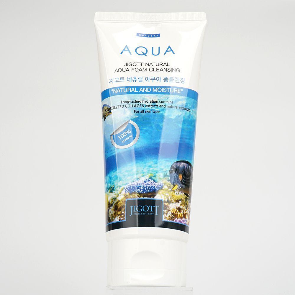 

Jigott Natural Aqua Foam Очищающая пенка 180 мл