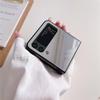 Coque Luxury Mirror Glass Phone Case For Samsung Galaxy Z Flip 4 5g Shockproof Full Protective Cover For Galaxy Z Flip3