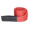 Lift Sling Strap Red Polyester Load Lift Heavy Duty Endless Round Sling Rigging Lifting Strap