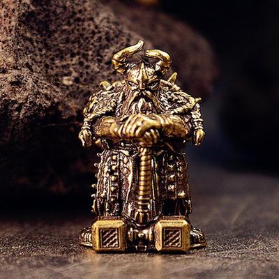 Hämmer Gott Statue Ornament Heimdeko Sammlung Teetier Kunstwerk Skulptur Figur Tischplatte