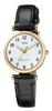 Citizen Analog Watch with Star Spherical Leather Black Q&Q Women's Design, Waterproof, Crystal, Strap, Q03A-002PK,
