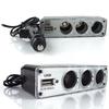3 Way Multi Socket Car Cigarette Lighter Splitter USB USB Adapter 12V/24V BX Plug With DC Port Triple Charger F7U9