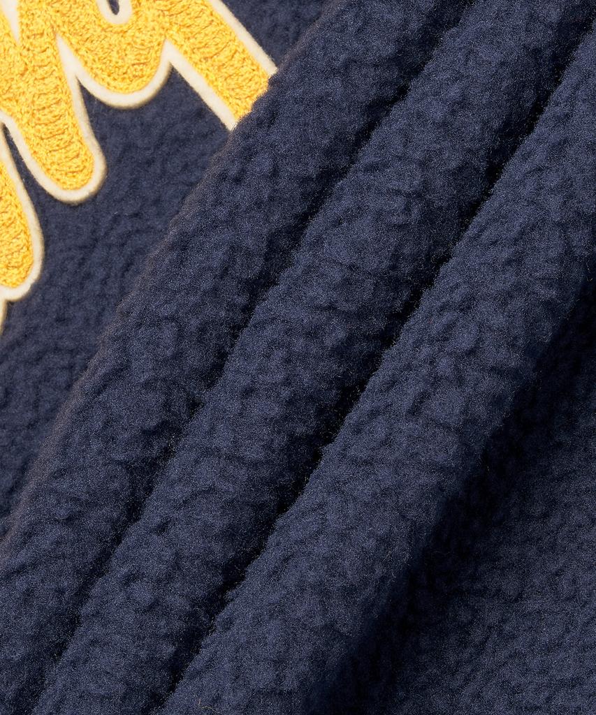 Polo Ralph Lauren Pile Fleece Letterman Jacket - Navy