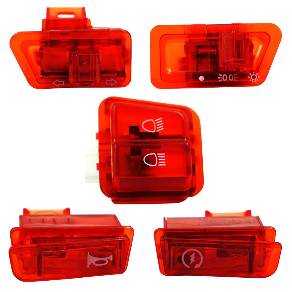 TIMOTRAS Motorrad Blinker Schalter Fern- und Abblendlicht Hupe Knopf für Roller GY6 50cc 125cc 150cc Honda DIO AF17 AF18