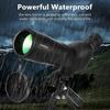20-60x60 Monocular Telescope, High Power Zoom Scope With Bak4 Prism, Waterproof Anti Fog For Bird Watching, Camping, Travel And Phone Photography